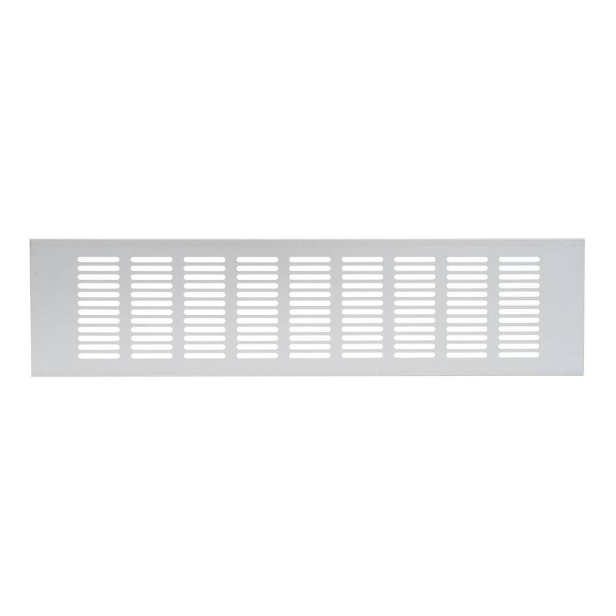 Вентиляционная решетка Благовест 100x400, серебро