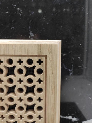 Решетка декоративная деревянная на магнитах Пересвет К-34 150х150мм