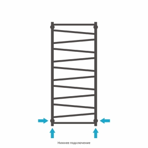 Полотенцесушитель водяной Сунержа Сирокко 1200x500