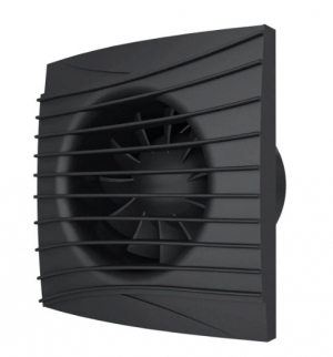 Вентилятор накладной ERA DiCiTi SILENT 4C Matt Black d100